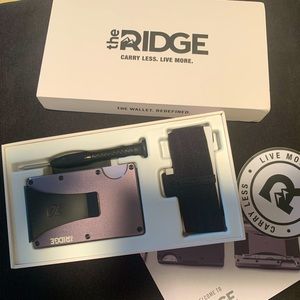 Ridge Wallet- aluminum “gunmetal”